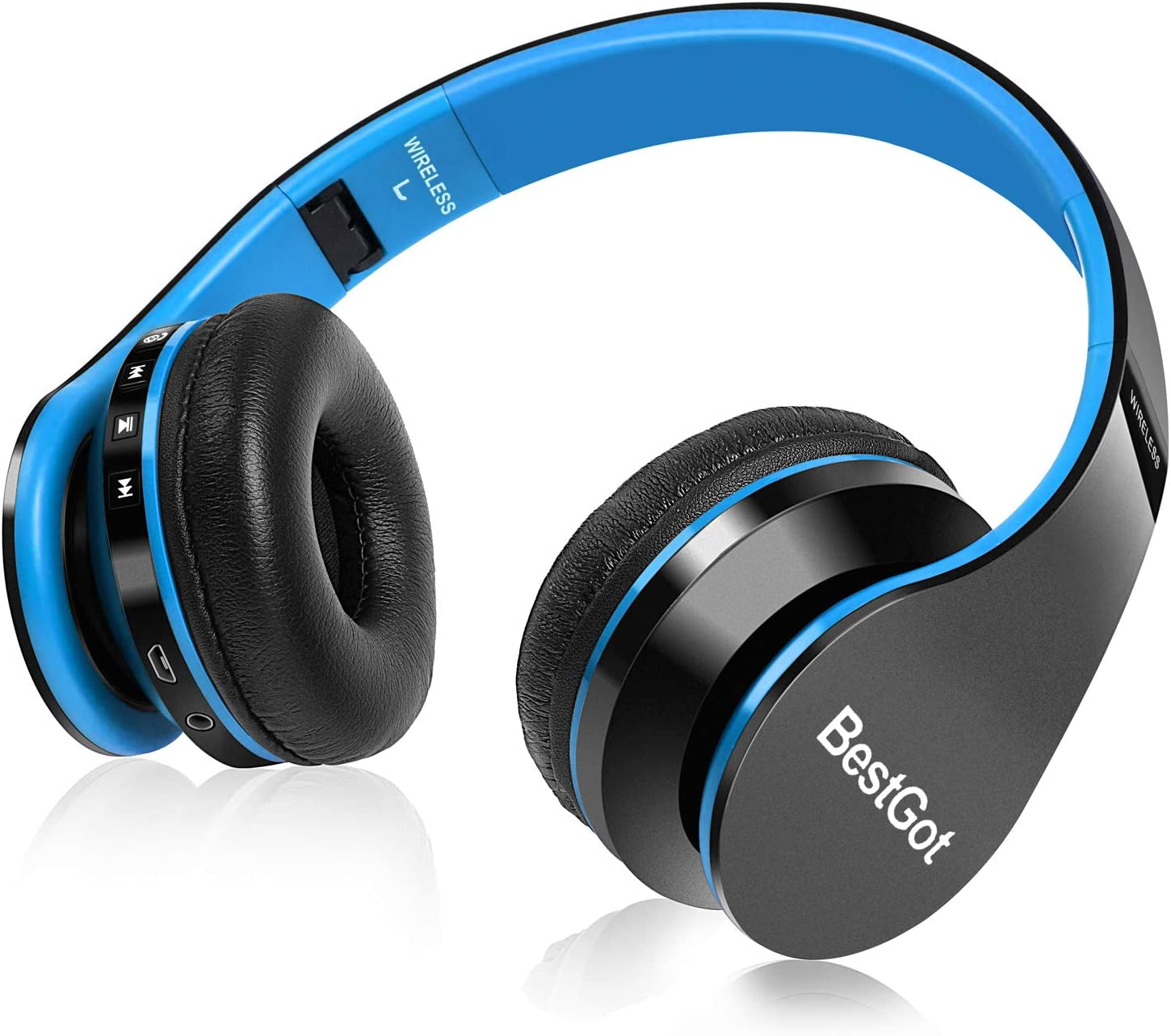 Kids Bluetooth Headphones BT6002 Wireless Headphones for Kids Children Adults for School Foldable Headset for 18 Hours for Pc/Phone/Tablets/Tv (Black/Blue) Kids Bluetooth Headphones BT6002 Wireless Headphones for Kids Children Adults for School Foldable Headset for 18 Hours for Pc/Phone/Tablets/Tv (Black/Blue)